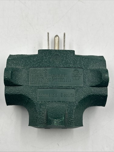 Way splitter adapter - splitter, green